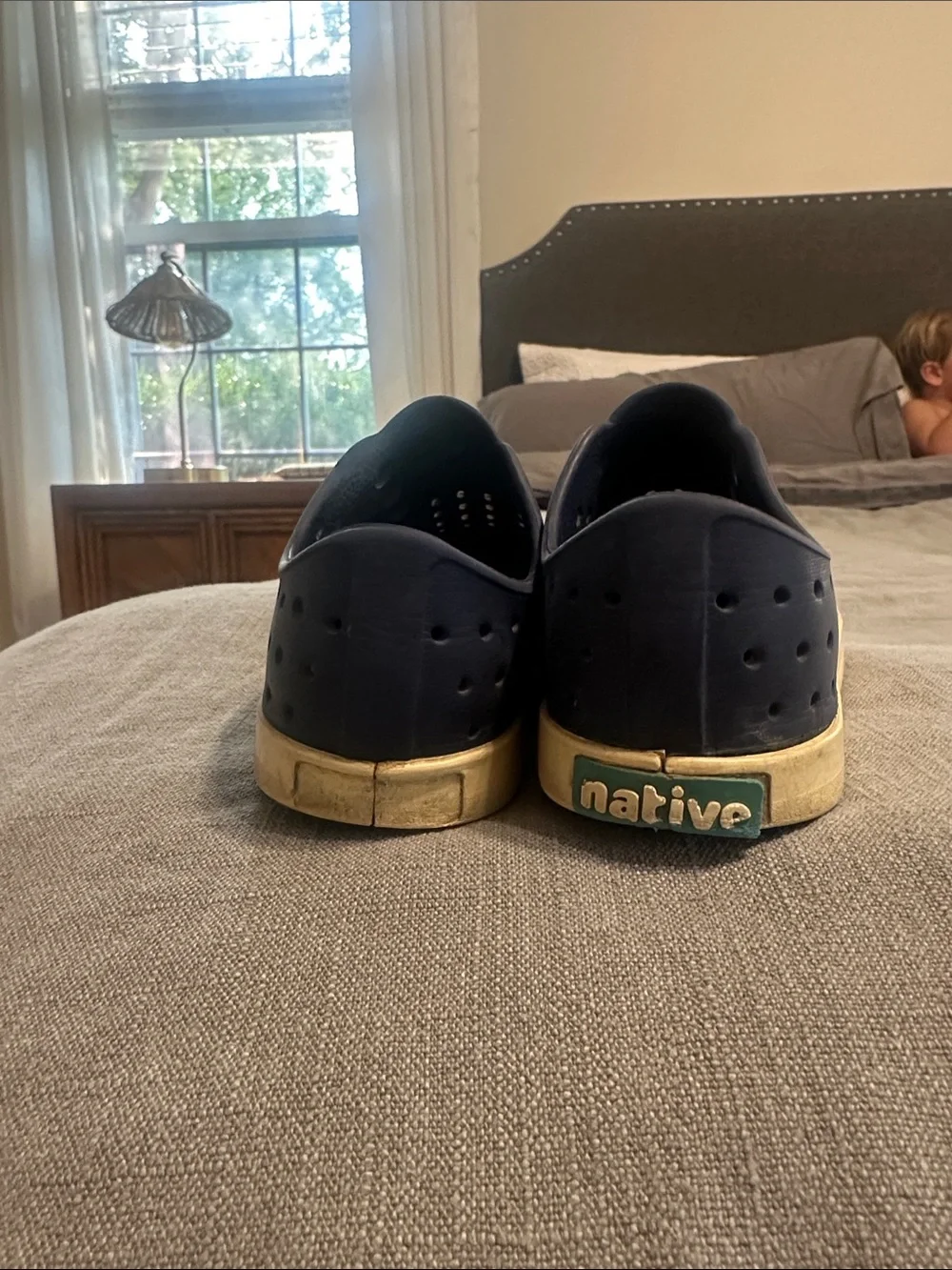 Native Kids navy shoes